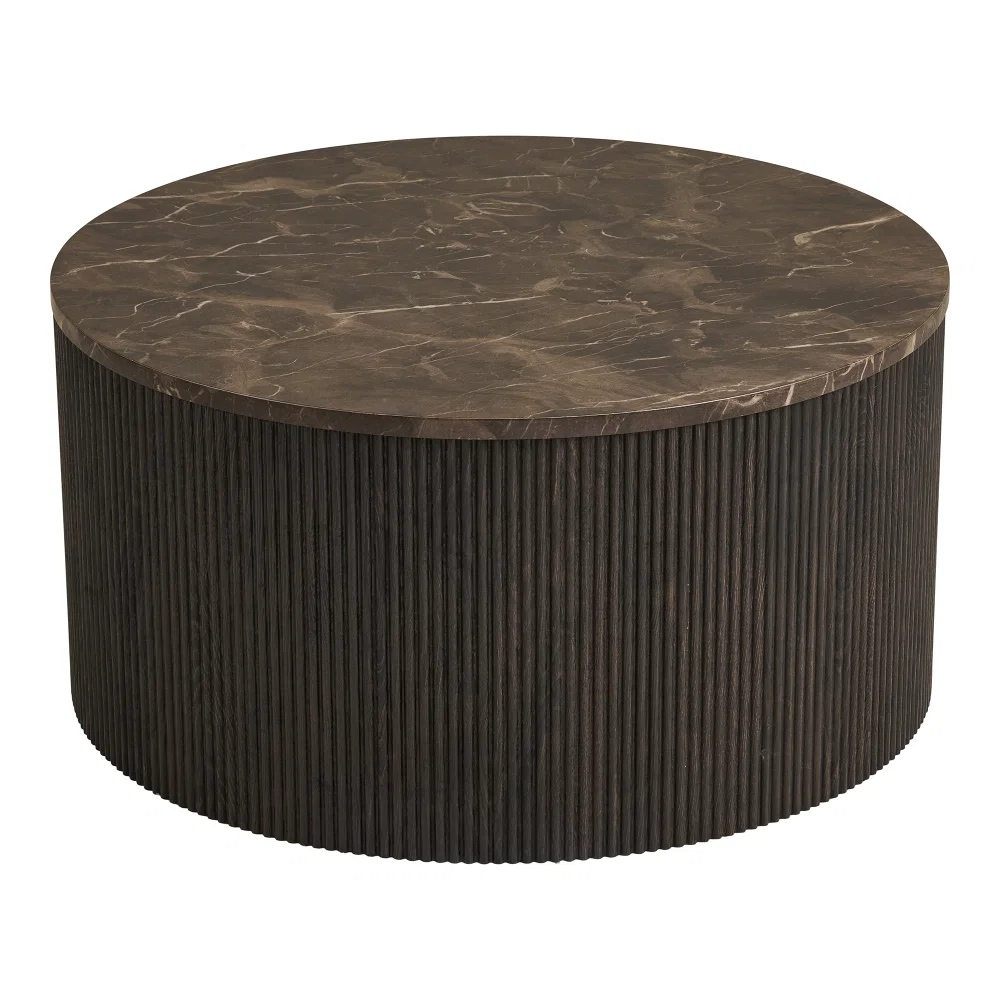 Salontafel Talna MDF donkerbruin 80 cm