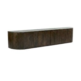Tv-meubel Salio mangohout espresso 220 × 35 cm hoog