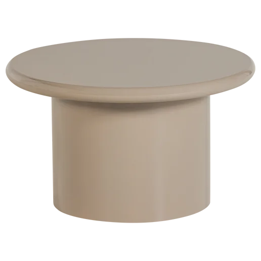 Bijzettafel Sele MDF beige Ø60 cm