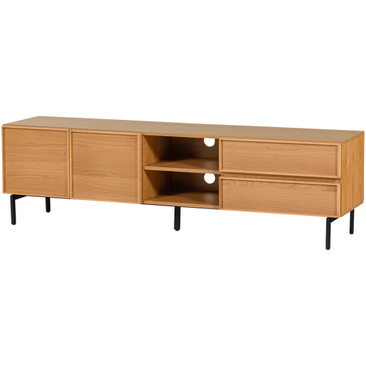 Tv-meubel Ralon melamine naturel 180 cm