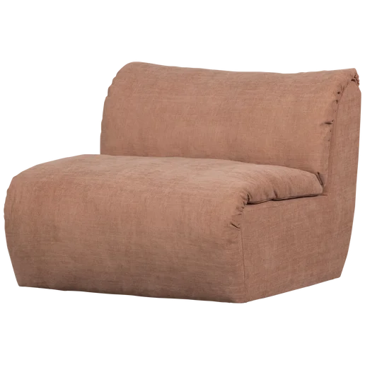 Bank Olsila polyester roze 1-zits