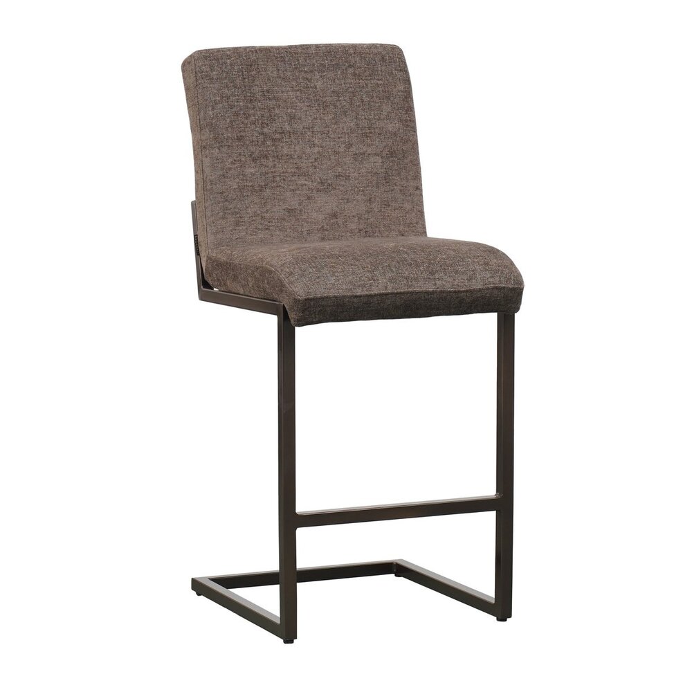 Barkruk Levon velours bruin 70 cm