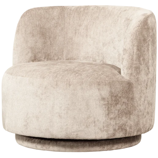 Fauteuil Fene polyester naturel 81 cm
