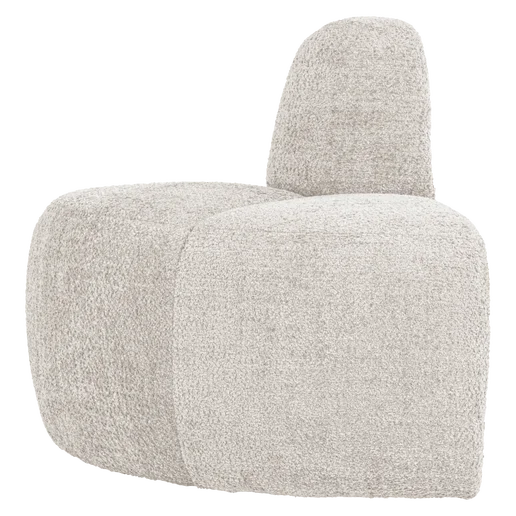 Bank Lintela geweven chenille beige 100 cm