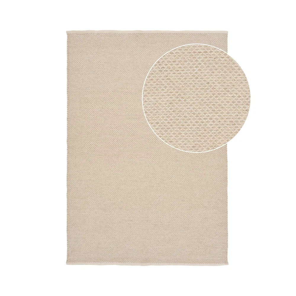 Vloerkleed Talis wol beige