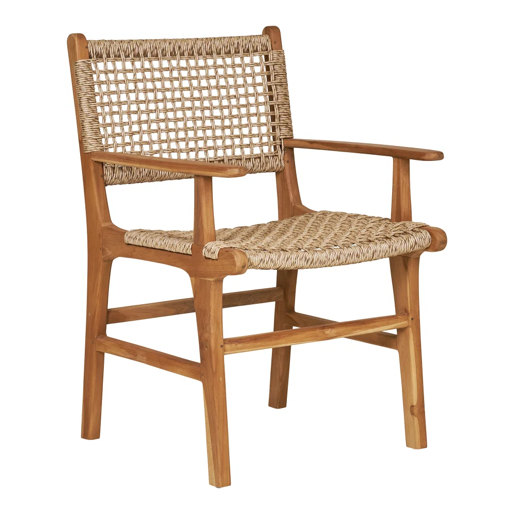 Eetkamerstoel Salis teak naturel 57 cm