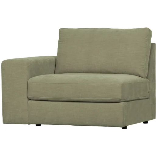 Bank Helrio polyester 1-zits links 115 cm
