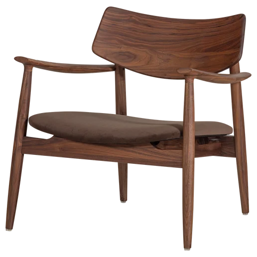 Fauteuil Teris walnoot