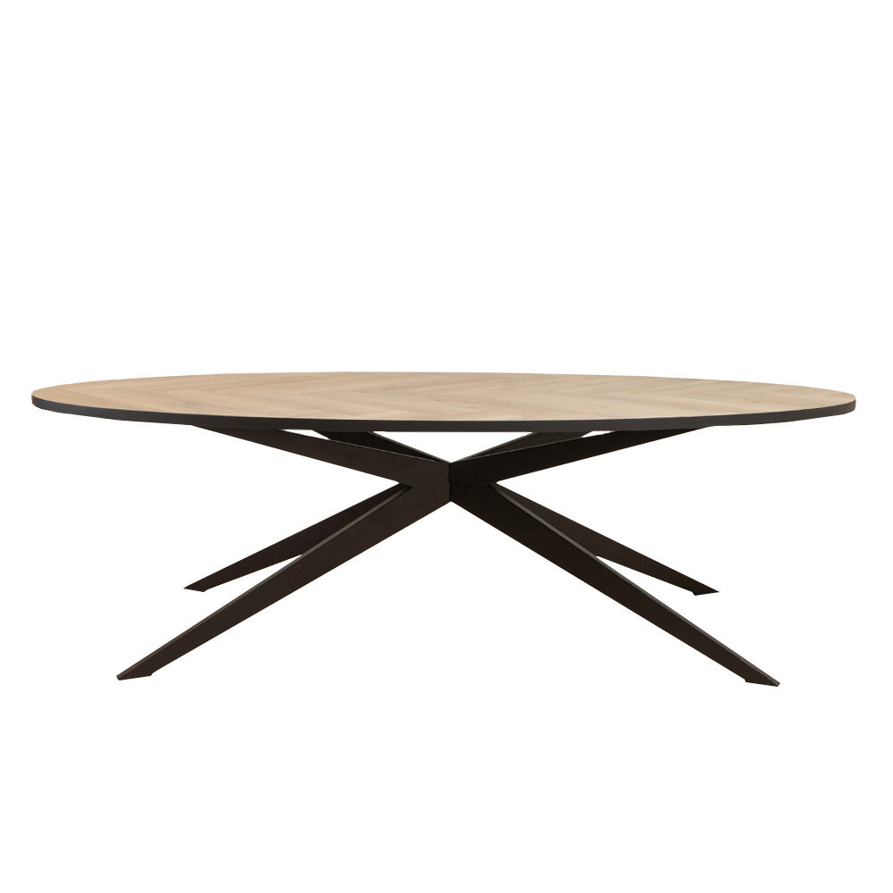 Eettafel Valro pvc 280 × 110 cm ovaal