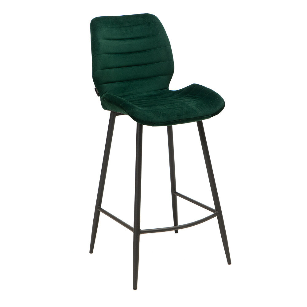 Barkruk Roson velours donkergroen 71 cm