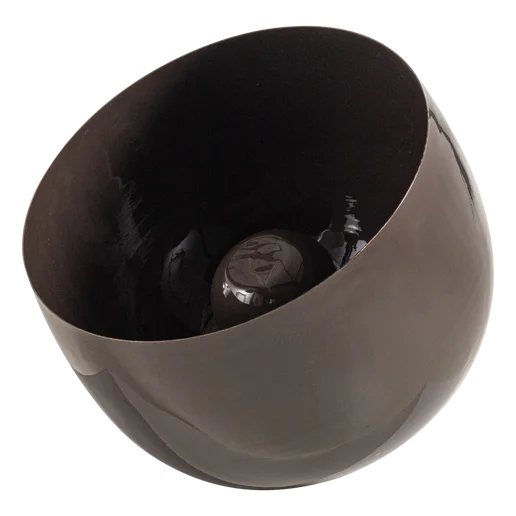 Tafellamp Ormi bruin Ø35 cm