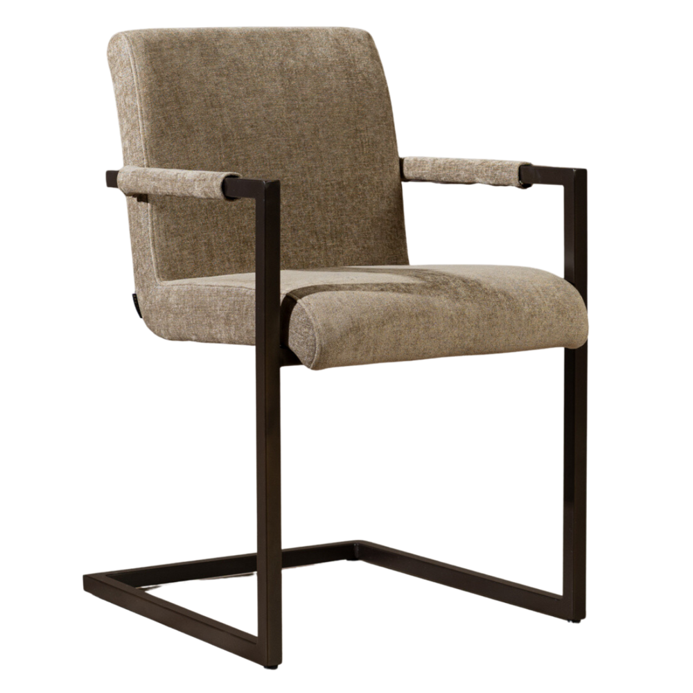 Stoel Terto velours taupe 54 cm