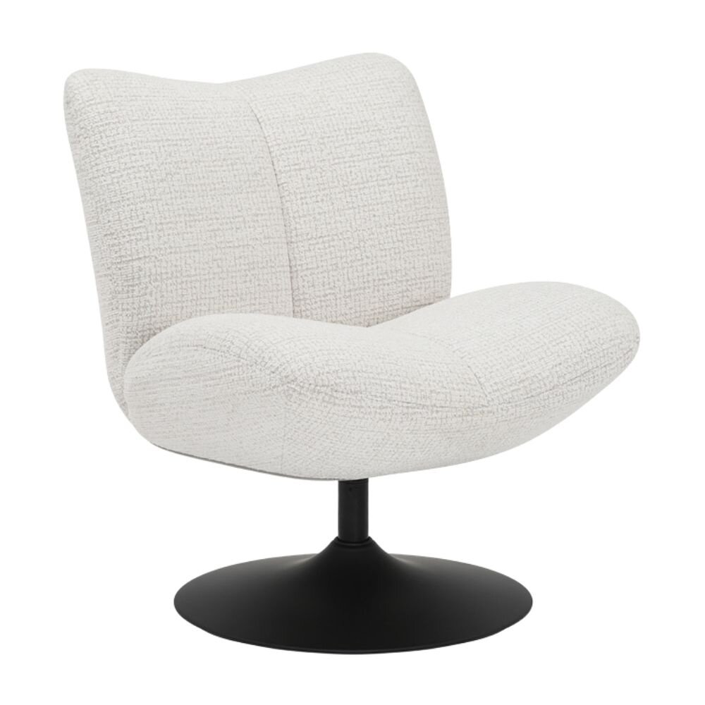 Fauteuil Are gemêleerd beige draaibaar 69 cm