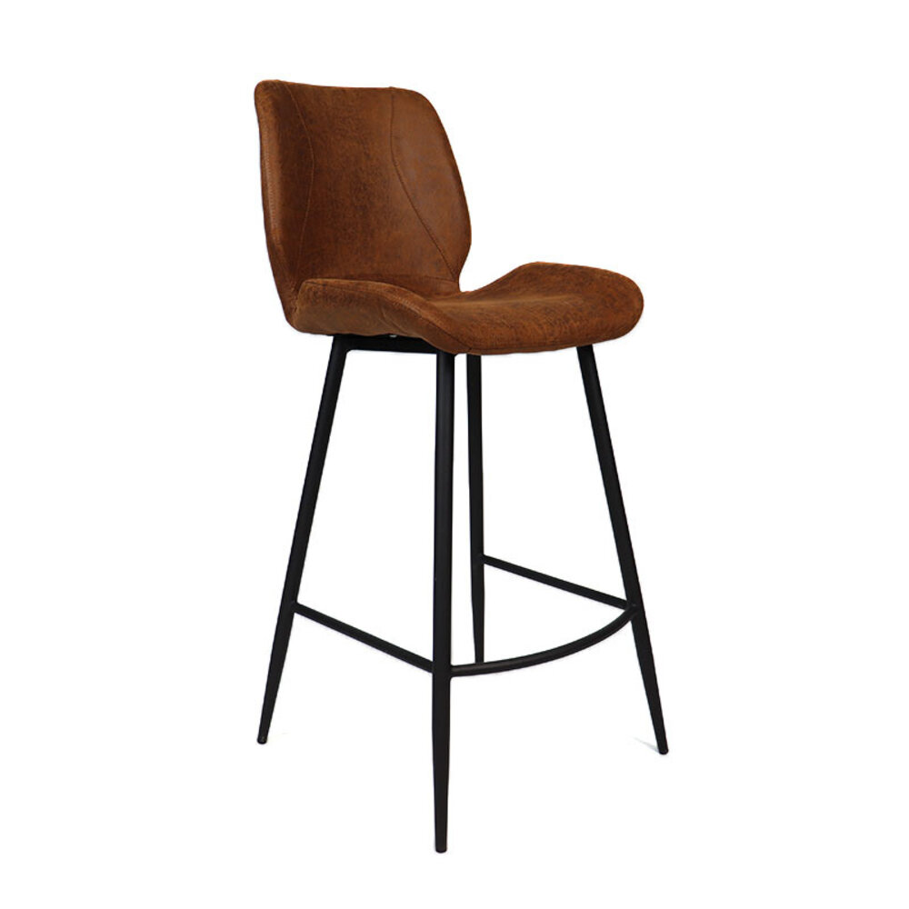 Barkruk Ule eco-leer cognac 69 cm