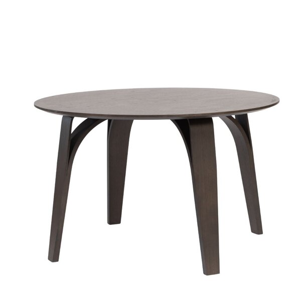 Eettafel Isa MDF + eikenfineer walnoot rond Ø120 cm