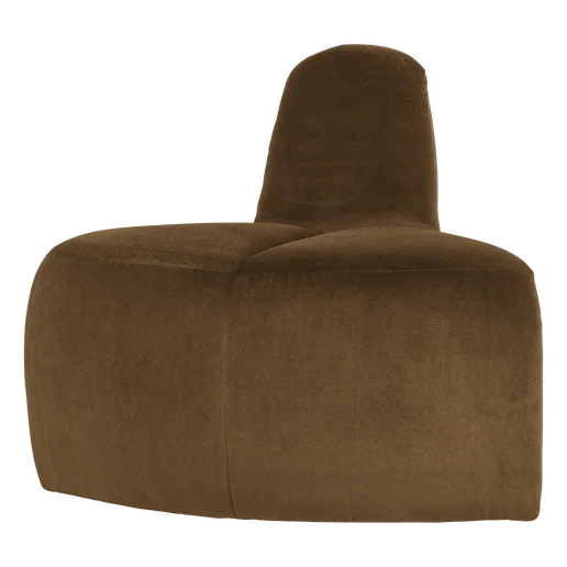Bank Elvo velours geel 73 cm