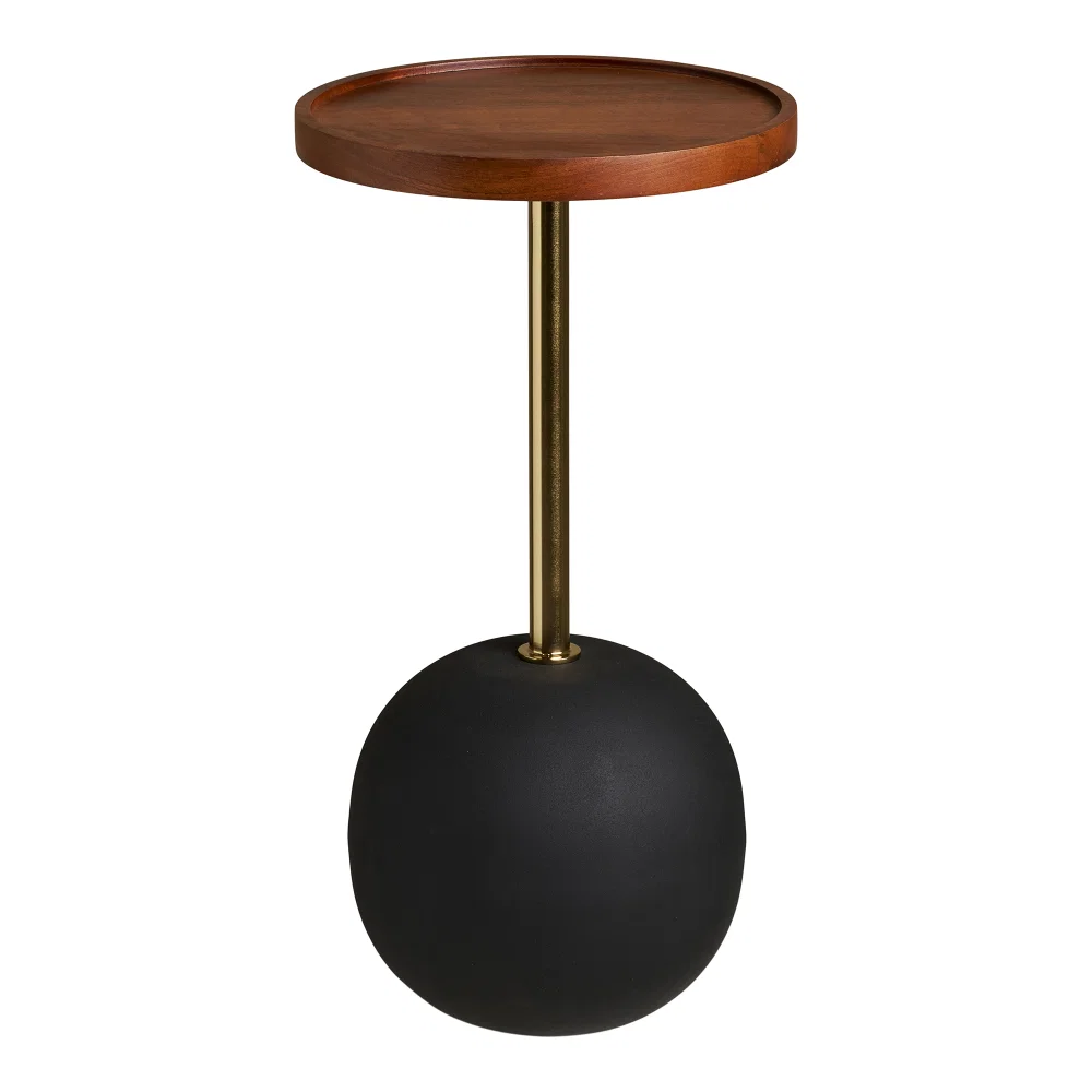 Bijzettafel Halio staal naturel