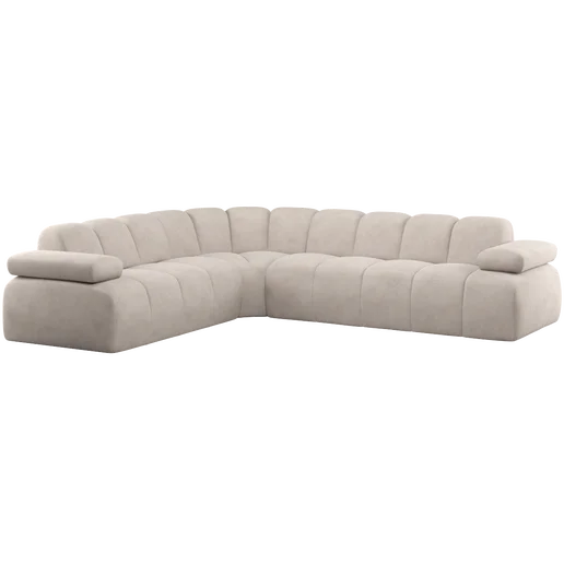 Hoekbank Pala beige links