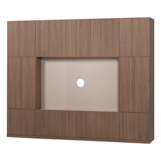 Kast Coren spaanplaat naturel 268 cm