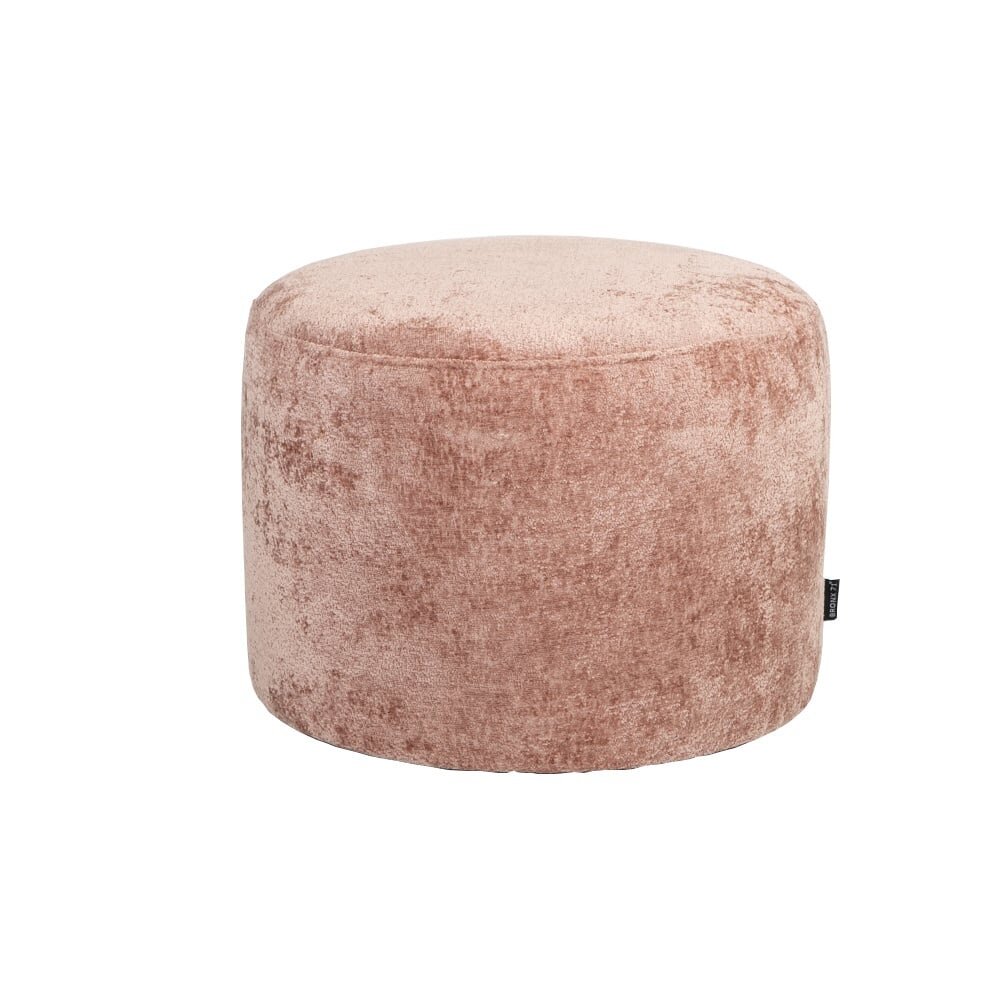Poef Ular chenille roze 50 cm