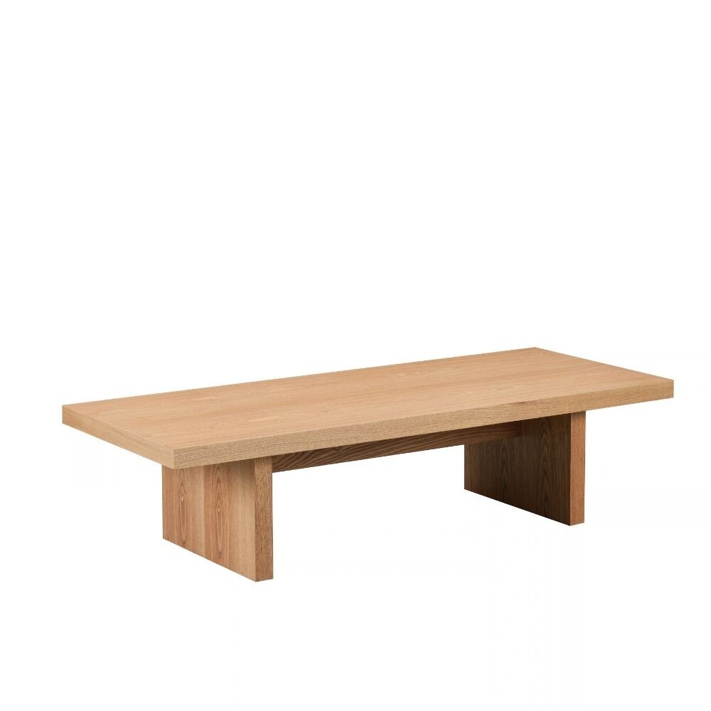 Salontafel Alis MDF + eikenfineer blank eiken