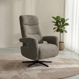 Fauteuil Dalvo royal bouclé mushroom 170 72 cm
