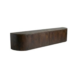 Tv-meubel Selmi mangohout espresso 190 cm