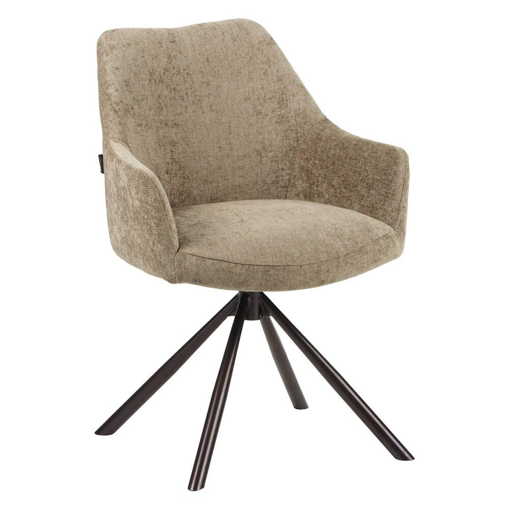 Stoel Vina velours taupe 60 cm