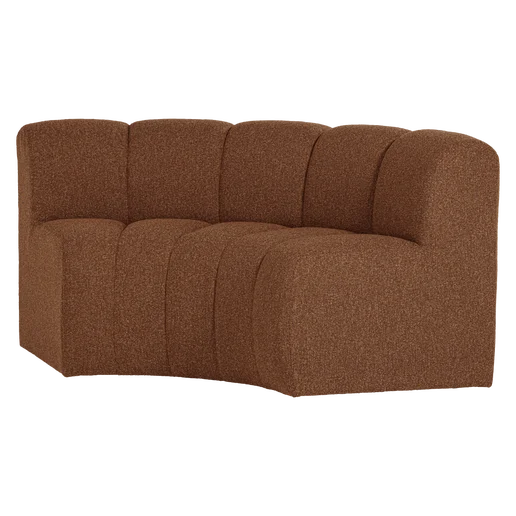 Bank Salrito bruin 152 × 83 cm hoog
