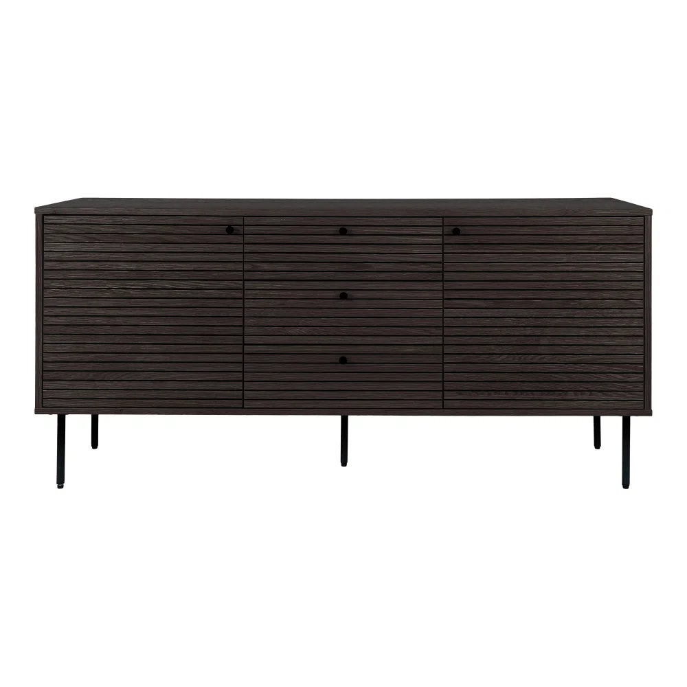 Dressoir Coren eikenfineer gerookt 150 cm