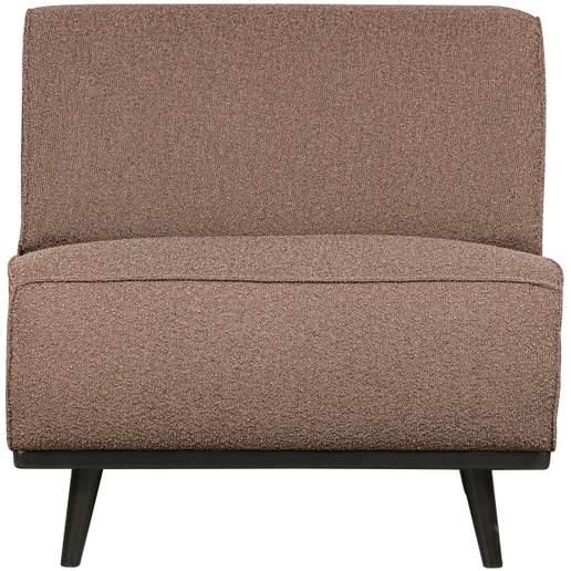 Bank Ormoar polyester grijs 1-zits 79 × 77 cm hoog