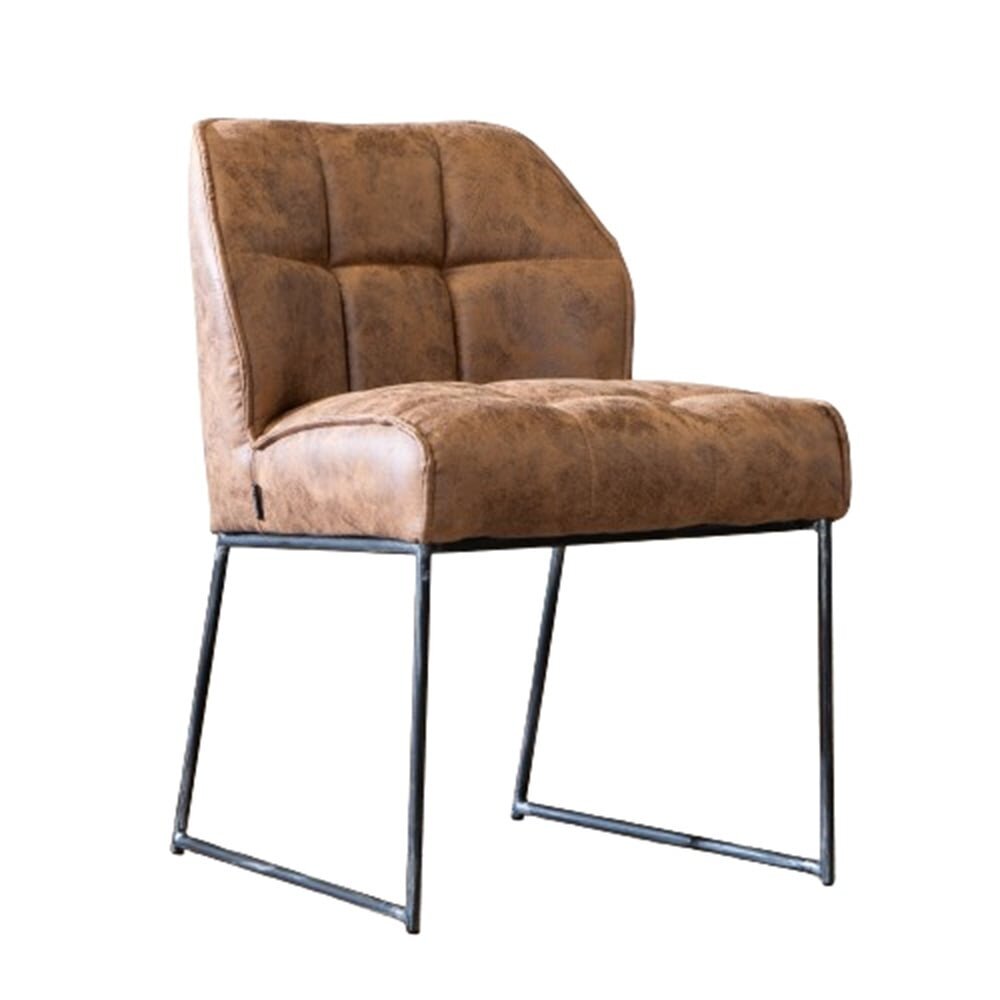 Stoel Mela microvezel cognac