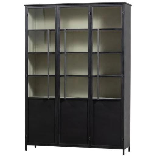 Kast Pervo zwart 140 cm