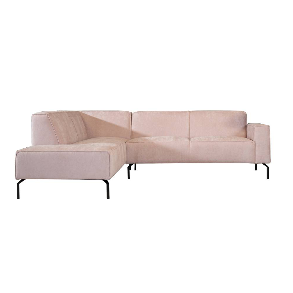 Hoekbank Levvo ja roze links 252 cm