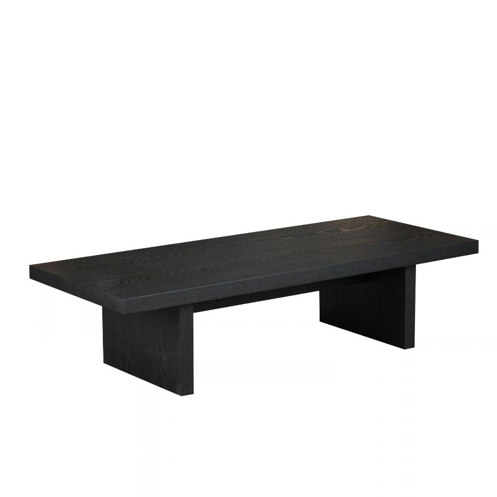 Salontafel Olon MDF + eikenfineer zwart eiken