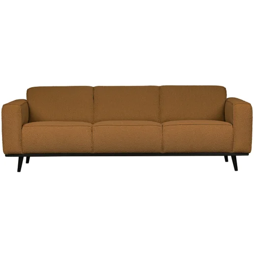 Bank Helvel polyester bruin 3-zits 230 cm