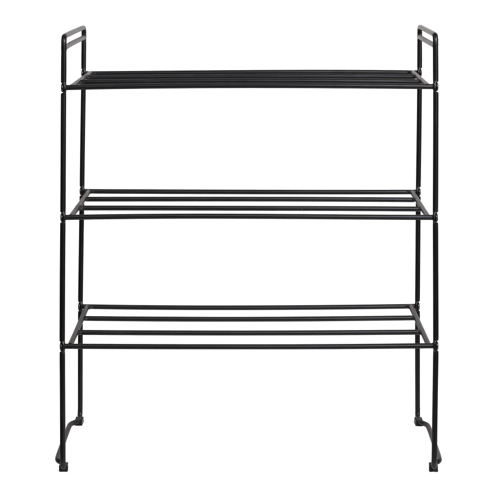 Wandplank Zanto staal zwart 50 × 60 cm hoog