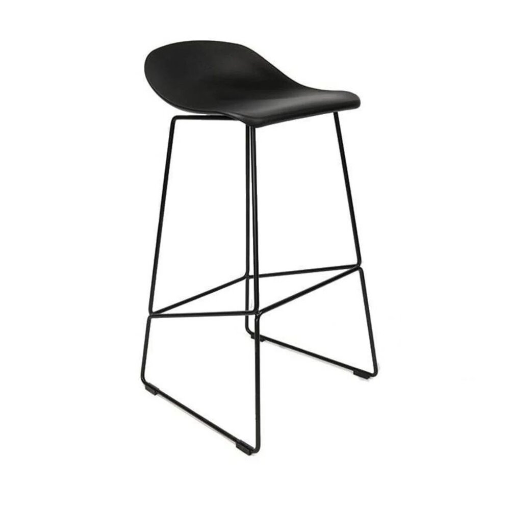 Barkruk Arla kunststof zwart 76 cm