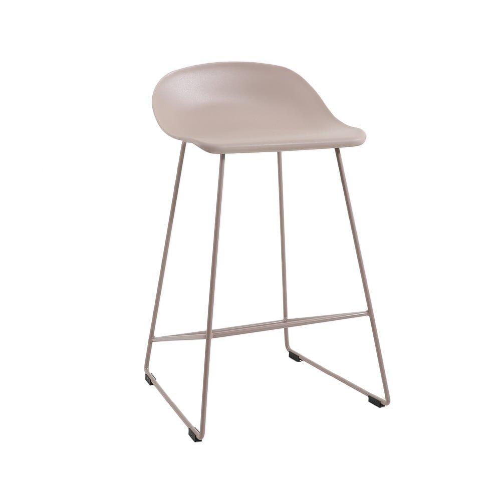 Barkruk Zelio kunststof taupe 66 cm
