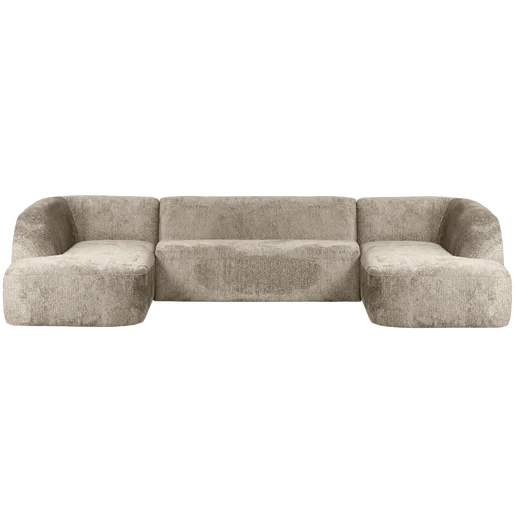 Bank Rosrien polyester beige 339 cm