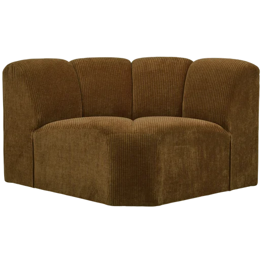 Bank Linrina polyester geel 110 cm