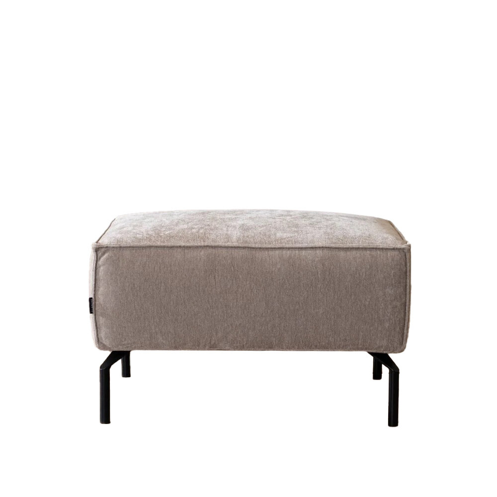 Poef Palla polyester taupe 90 cm