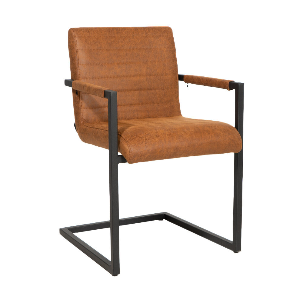 Stoel Levan eco-leer cognac 54 cm