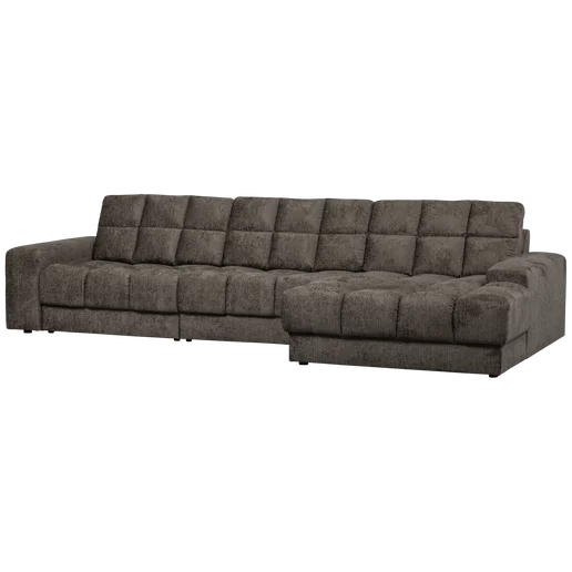 Chaise longue Linio polyester grijs