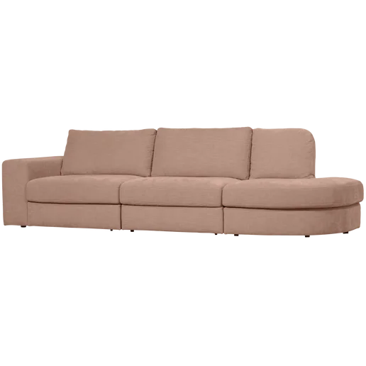 Bank Helvean polyester 5-zits rechts 298 × 85 cm hoog