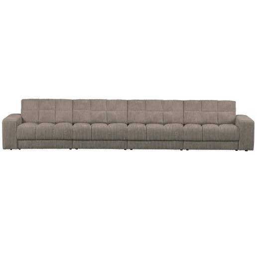 Bank Fenrien polyester bruin 4-zits