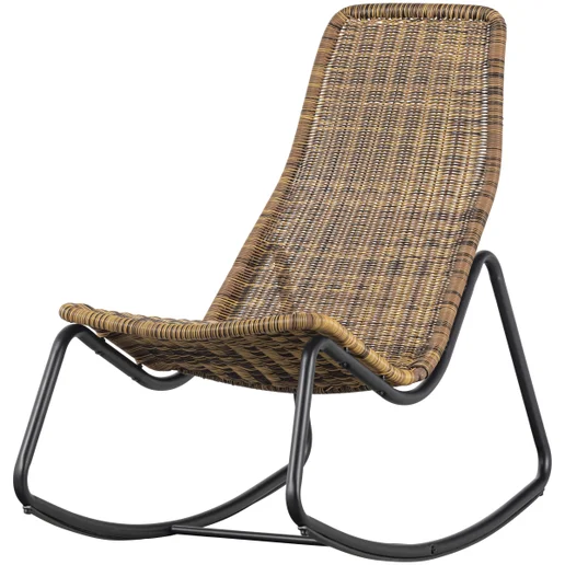 Loungestoel Dalon kunststof naturel 51 cm