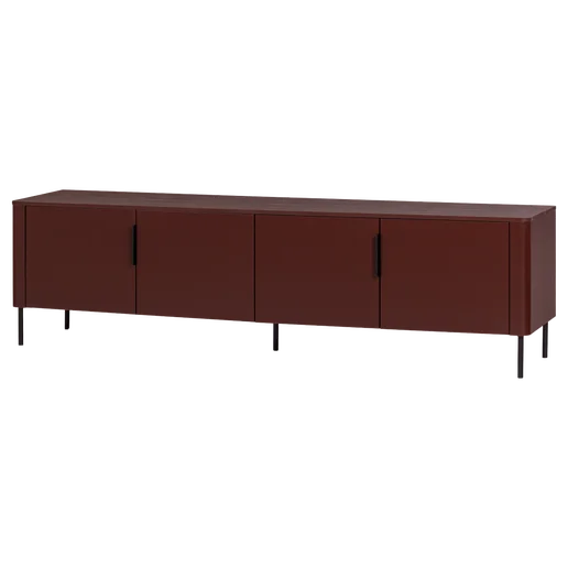 Tv-meubel Jasto rood 200 cm