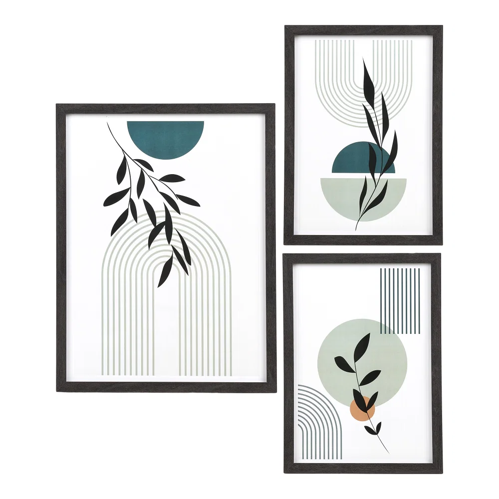 Decoratie Mario MDF zwart