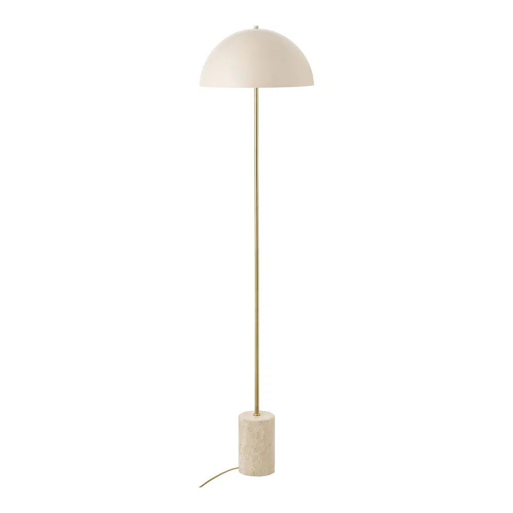 Vloerlamp Vesvo marmer beige